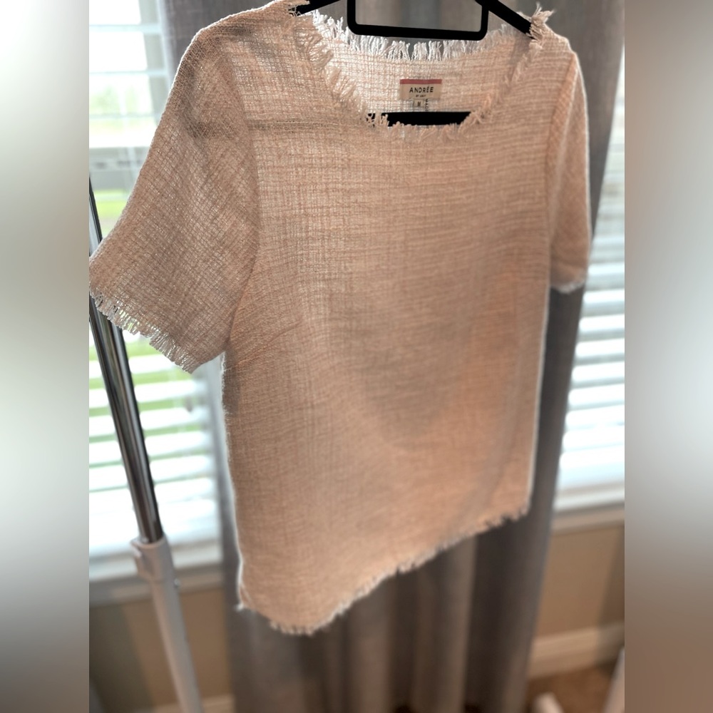 Andree by Unit tweed dress shirt. Size Medium.
